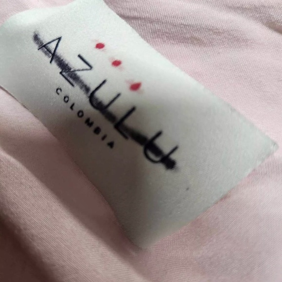 Free People x Azulu Sunny Satin Gown Size S. B27 - Picture 8 of 9